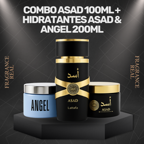 Combo Asad 100ml + Hidratantes Asad & Angel 200ml